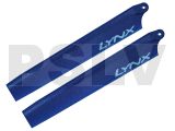  LX61355 - 130 X - Lynx Plastic Main Blade 135 mm - Blue Sky  